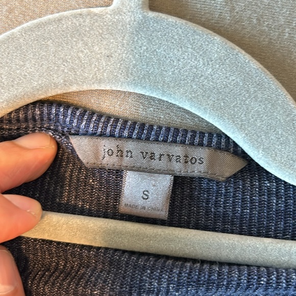 John Varvatos linen Henley shirt - Picture 4 of 5